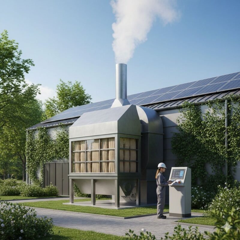 Filtre Torbalı Katı Yakıtlı Buhar Kazanı